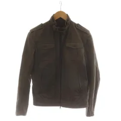 ミッシェルクラン MICHEL KLEIN ミリタリージャケット 上着 46 カーキ 長袖 ポケット スタンドカラー /RR ■GY99のサムネイル