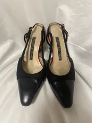 【230090】BOUTIQUE OSAKI ブティックオーサキ  パンプス　サンダル　靴　ヒール　レディース　日本製　22.5ｃｍ  ・ ブラック