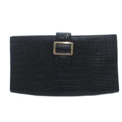 BALLY バリー アタッシュケース型 クロコ型押し カードケース 金具