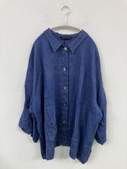 JOURNAL STANDARD リネンシャツ 青 麻100% 7分丈 上品 - メルカリ