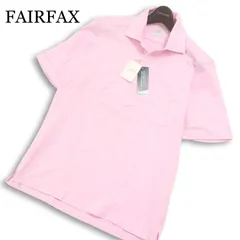 【新品 未使用】 FAIRFAX フェアファクス 春夏★ COOLMAX 半袖 鹿の子 ポロシャツ Sz.L メンズのサムネイル