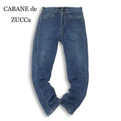 CABANE de ZUCCa カバンド ズッカ 通年★ ストレッチ USED加工 デニム パンツ ジーンズ 日本製 Sz.M メンズのサムネイル