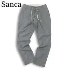 Sanca サンカ 通年★ テーパード イージー パンツ 日本製 Sz.2 メンズ 灰 グレーのサムネイル