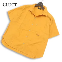 CLUCT クラクト 春夏★ 半袖 プリント オーバーサイズ ワーク シャツ Sz.L メンズのサムネイル