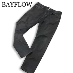 BAYFLOW ベイフロー USED加工★ スキニー ストレッチ デニム パンツ ジーンズ Sz.5 メンズ グレー 大きいサイズ