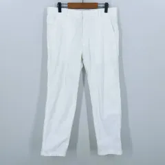 ラコステ メンズ 春夏 ストレートパンツ 白 82 (HU44635)のサムネイル