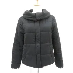 エニィファム anyFam 中綿ジャケット 上着 ミドル丈 2 黒 ブラック スタンドカラー /HO39 ■ECC004のサムネイル