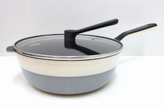 ☆未使用☆ 平野レミ レミパン 24cm スタンド式ガラス窓付フタ