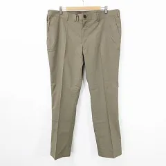 パンツ スラックス ロング 大きいサイズ 茶 ブラウン 105 サンプル品
