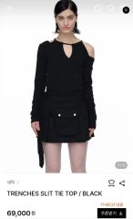melt the lady slash zip up mini dress - メルカリ