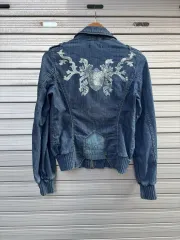 DIESEL Y2K パッチ クロップド デニム ジャケットのサムネイル