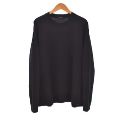 コモリ COMOLI コットンジャージ 長袖 Tシャツ 2 黒 ブラック DO1-05012のサムネイル