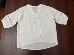 goa ゴア VINTAGE GOA フリンジ付き刺繍ブラウス アーカイブ ☆ - メルカリ