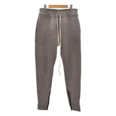 フィアオブゴッド Fear of God スウェットパンツ ドローストリング 裾ジップ 無地 テーパード S 灰色 グレー 5C17FTのサムネイル