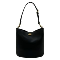 極美品 COACH コーチ ウィロウバケット 2WAY ブラック レザー - メルカリ