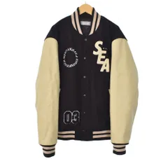 ウィンダンシー WIND AND SEA WIND AND BEYOUTH Varsity Jacket バーシティジャケット ブルゾン スタジャン L 黒 ブラック WDS-BYT-RS-02のサムネイル