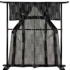 美品 夏物 小粋な 黒地 絹芭蕉の 紬着尺(正絹)未使用＜TT1409＞ 美品 夏物 小粋な 黒地 絹芭蕉の 紬着尺(正絹)未使用＜TT1409＞ - メルカリ