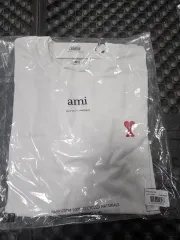 アミ スモールハート 長袖Tシャツ 白 新品 Lのサムネイル