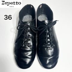 美品】 repetto レペット Zizi 38 オックスフォード 黒 本革 - メルカリ