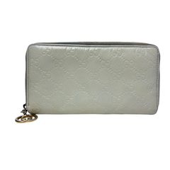 美品】GUCCI グッチ マイクロGG 長財布 ラウンドファスナー水色 大特価 