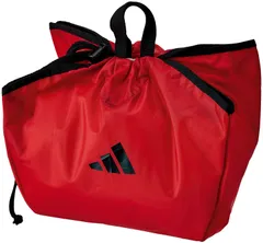 アディダス adidas サッカー 新型ボールネット 赤 レッド フットサル ボールネット 収納袋 キッズ ジュニア 小学生 クラブチーム 子供 中学生 サッカーボール 巾着型 高校生  ABN04R -