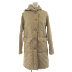 マッキントッシュ MACKINTOSH キルティングコート ロング丈 中綿 裏ボア アウター 34 ベージュ /AN39のサムネイル