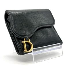 極美品✨Christian Dior オブリーク ジャガード ロータスウォレット