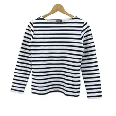 ヘリーハンセン カットソー トップス ボーダー 長袖 ボートネック HE31422 レディース WMサイズ ホワイト×ネイビー HELLY HANSEN 【中古】のサムネイル