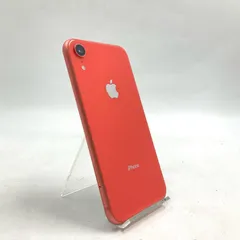 【全額返金保証】【最速発送】 iPhone XR 64GB コーラル Softbank 白ロム 美品 動作確認済 80%