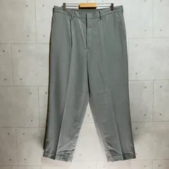 UNIQLO : C ユニクロ シー タックワイド テーパードパンツ スラックス ボトムス XL グレー メンズ SU-19-28