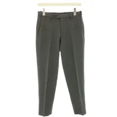 グリーンレーベルリラクシング ユナイテッドアローズ green label relaxing ワークトリップアウトフィッツ WORK TRIP OUTFITS Pバーズアイマジコンスリムスラックス 総柄 XS 黒 ブラック グレー 3114-158-1270のサムネイル