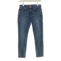 レッドカード RED CARD ANNIVERSARY デニムパンツ ジーンズ ストレート ジップフライ USED加工 23 インディゴブルー 26403 /KU