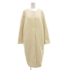 ジャーナルスタンダード レリューム JOURNAL STANDARD relume 20AW ノーカラーコート ロング丈 36 アイボリー /AEのサムネイル