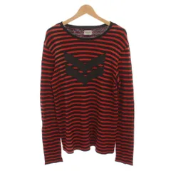 ロンハーマン ヴィンテージ  R.H.vintage CREW L/S STRIPE T クルーネック ロングスリーブ ストライプ Tシャツ カットソー ロンT ボーダー 長袖 2 ブラック レッド 222090204-1845 /YMのサムネイル