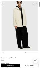 珍品 Calvin Klein PVCコーティング ロングテーラードジャケット 