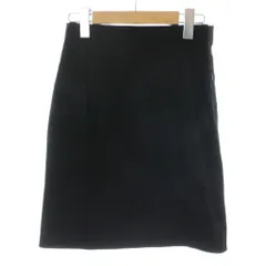 ベロアノワール バイ フォクシー ニューヨーク VELOUR NOIR by FOXEY NEW YORK ミニスカート ベロア 38 黒 ブラック /APのサムネイル