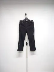 ZADIG&VOLTAIRE ザディグ・エ・ヴォルテール 秋冬 ブラックジーン 9分 デニム 28 29のサムネイル