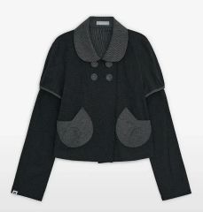 ジャケット・アウター y2k hugyourskin DetachableRoundJacket y2k hugyourskin DetachableRoundJacket - メルカリ