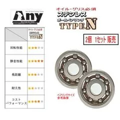 ダイワ 15 イグジスト ２００３Ｈ 【7-4-2mm&7-4-2mm チューニングステンレスベアリングタイプN】2個  1セットのサムネイル