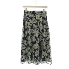 ミッシュマッシュ MISCH MASCH 未使用品 ロングスカート M ネイビー 花柄 /JP