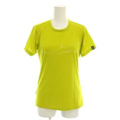 ホグロフス HAGLOFS Tシャツ XS 黄緑 半袖 ラウンドネック イラストプリント /REのサムネイル