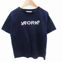 ミュベール muveil Tシャツ カットソー 半袖 プリント 36 S 紺 ネイビー /SM10のサムネイル