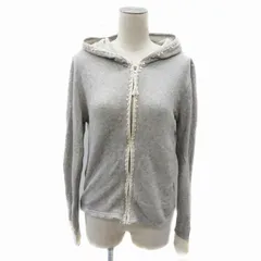 ロイスクレヨン Lois CRAYON ジップアップパーカー ジャケット ミドル丈 レース M グレー /NM15のサムネイル