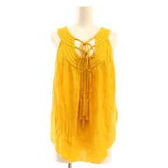 ダイアンフォンファステンバーグ DIANE von FURSTENBERG シャツ ブラウス ノースリーブ 2 イエロー /DFのサムネイル