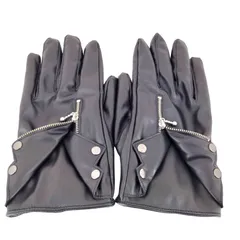 ビームス BEAMS 25AW フェイクレザー ダブル ライダース グローブ メンズ ONE SIZE のサムネイル