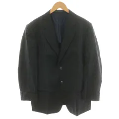 カルヴェン CARVEN テーラードジャケット シングル ストライプ ウール B5 黒 ブラック 241-808-1119 /AN57のサムネイル