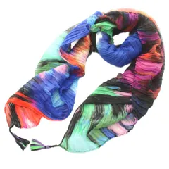 デシグアル Desigual プリーツストール ショール 総柄 U マルチカラー /KUのサムネイル
