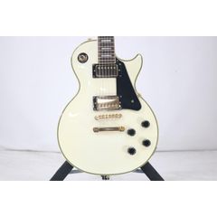 美品 Burny レスポールカスタム RLC-55 クリーム色 エレキギター