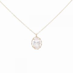K18PG モルガナイト2ct ＆ ダイヤ ペンダントトップ （刻印あり 