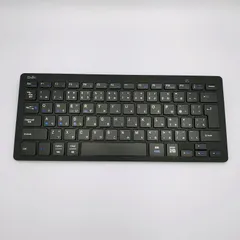 Ewin Bluetooth 小型キーボード EW-B009 ワイヤレス タッチパッド付き 折りたたみ ブラック【MY347】のサムネイル